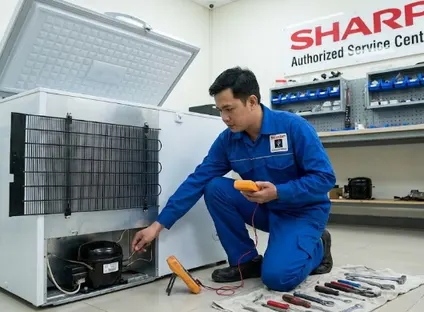 صيانه ديب فريزر شارب